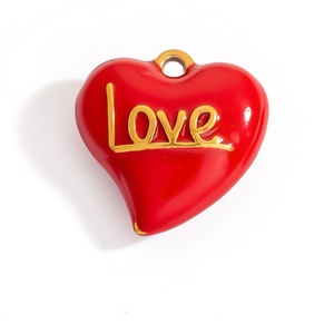 Colgante de Moda Individual de Acero Inoxidable Chapado en Oro de 18k, Accesorio de Joyería DIY con Diseño de Gota de Aceite, Estilo Lindo y Fresco - Product Image 5