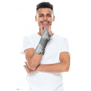 Férula para muñeca y antebrazo, soporte ajustable para mano derecha o izquierda para aliviar el dolor, recuperación de lesiones del túnel carpiano, esguinces - Product Image 3