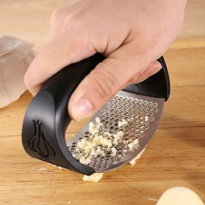 Must-have Kitchen <b>Tools</b> Plastic Handle Multifunctional Garlic Press Stainless Steel 304 Garlic Presser with Garlic Peeler - Product Image 5