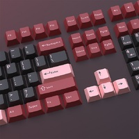 Capuchons de touches PBT bicolores moulés par injection, 126 touches, profil Cherry, Doubleshot, Gmk, pour clavier mécanique de jeu