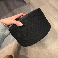 Fil recyclé noir en gros, 0,5 à 32 fils, Open End et Semi-Ring, pour le textile de maison