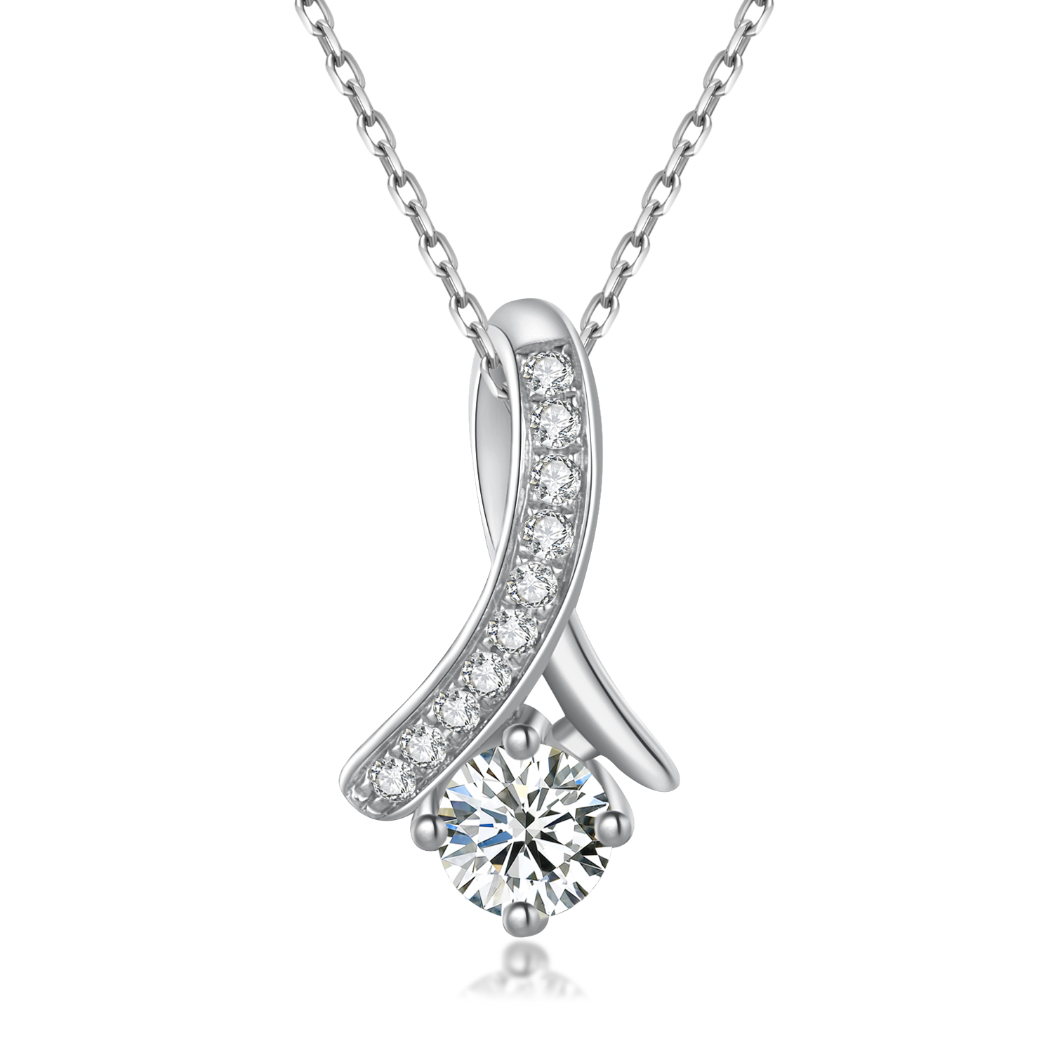 18K White Gold