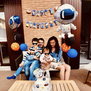 Großhandel Weltraum Galaxie Thema Party Dekorationen <span class=keywords><strong>Astronaut</strong></span> Ballon Rakete Folie Luftballons Kinder Geburtstag Abschluss feier Dekor - Product Image 4