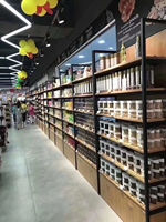 Étagères de magasin en métal de haute qualité, rayonnages de supermarché, étagères en bois, rayonnages en métal gondole