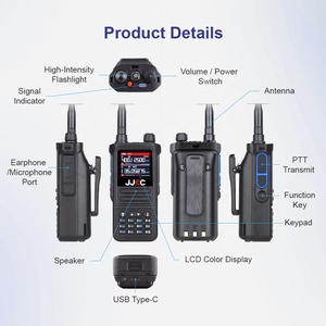 <span class=keywords><strong>Radio</strong></span> Bidireccional Portátil JJCC JC-8813 de Largo Alcance con Antena de Alta Sensibilidad y Banda Completa - Product Image 4
