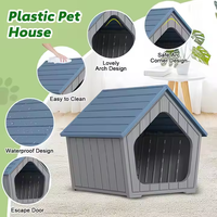 Abri pour chat d'intérieur, résistant aux intempéries, imperméable, design géométrique moderne, détachable, lavable, grand espace