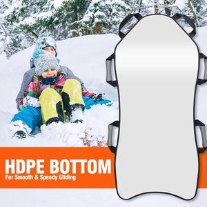 <span class=keywords><strong>Luge</strong></span> à neige pliable ultra-portable, robuste et durable pour enfants, pour le plaisir hivernal, avec poignées en tissu écologique et structure sandwich - Product Image 4