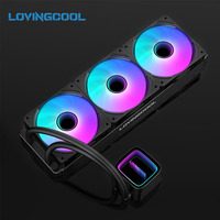 Refroidisseur Liquide ARGB LOVINGCOOL 120 240 360mm Radiateur à Eau Ventilateur PWM Cuivre Aluminium PC Gaming Prêt à Expédier Vente en Gros en Stock