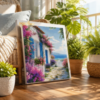 Peinture Paysagère Moderne Paintboy par Numéros - Kit d'Art sur Toile DIY pour Décoration Intérieure