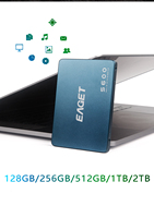EAGET S600 SSD Interface 128 Go 256 Go 512 Go 1 To 2 To Disque Dur Interne SSD Haute Vitesse 2,5 Pouces SATA3 pour Ordinateurs Portables