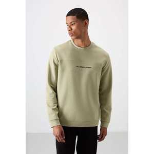 Conjunto Deportivo para Hombre, Color Verde Claro y Negro, Algodón, Corte Cómodo, Casual, Manga Larga, Estilo Adulto - Product Image 3