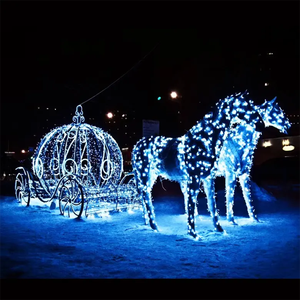 في الهواء الطلق للماء IP67 تصنيف 3D الدب الحيوانات أدى أضواء عيد الميلاد الزخرفية زخارف الإضاءة الزينة - Product Image 5