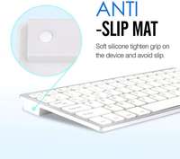 Clavier ultra fin, clavier d'ordinateur allemand, français, espagnol, clavier sans fil Bluetooth pour PC, pour Microsoft