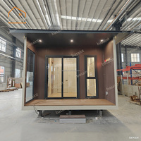 Maison de jardin d'hiver Chambre 4 saisons Solarium Patio Maisons Préfabriqué Sunroom pour salon Chambre à coucher École Parc Salle de bain Villa Entrée