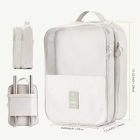 Sac de rangement multifonctionnel pour organiser les articles divers ; se plie pour un rangement suspendu et est facile à transporter