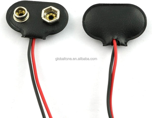 T-type 9V batterij-snapconnector naar dubbel geïsoleerde krokodillenklemmen testkabel voor elektrische testwerkzaamheden - Product Image 6