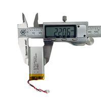 Batterie au lithium personnalisée en usine, cellule de batterie lithium-ion 3,7 V, batterie au lithium polymère rechargeable 350 mAh, mini batterie Lipo 402248