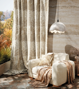 Cortinas Bordadas de Alta Gama, Nuevo Estilo, Mezcla de Lino Natural con Bloqueo de Luz y Aislamiento Térmico para Casa o Villa - Product Image 4