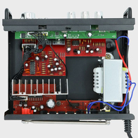 Amplificateur audio domestique VIRE BT 5.0, 2.0 canaux, mixeur pour karaoké avec entrée USB, TF, RCA, FM, MIC, son HIFI