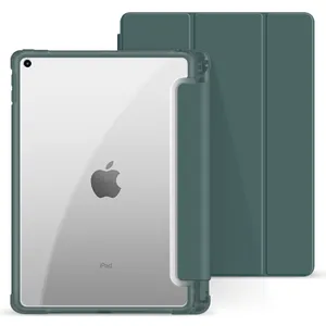 2021 iPad用保護タブレットケース7/8/9 10.2インチケース (鉛筆ホルダー付き)