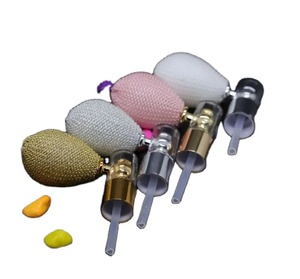 Atomizador de <span class=keywords><strong>Perfume</strong></span> Recargable Vintage de Vidrio con Bomba de Pulverización de 13 mm y Tubo de 18 mm para Regalo de <span class=keywords><strong>Mujer</strong></span> - Product Image 2
