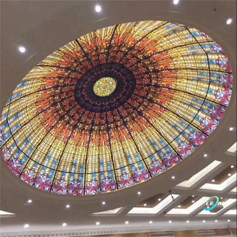 Film Mural de Luxe Européen Imprimé 3d Uv Hd Cloud Sky Design pour Plafond Extensible pour Décoration de Plafond de Toit d'Église