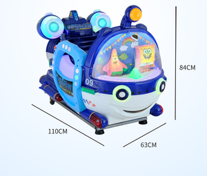 Nuevo Juguete Eléctrico para Niños, Coche Submarino con Monedas, Máquina de Juegos Comercial con Animación MP5 - Product Image 6