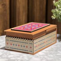 Boîtes à biscuits en cuir pliables vides, boîtes à chocolat pour mariage, Ramadan, boîtes cadeaux en bois personnalisées de luxe pour dattes, chocolat, bonbons