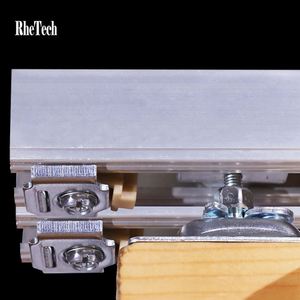 WEKIS Kit de Herrajes Modernos y Duraderos de Aleación de Zinc para Puertas Plegables con Instalación por Tornillos para Almacenes Interiores - Product Image 2