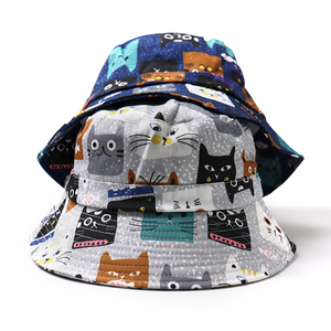 Sombrero de Pescador verde Sombreros de cubo plegables unisex para adultos Sombrero de cubo con logotipo personalizado - Product Image 3