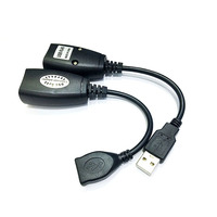 USB-Verstärker bis zu 40 Meter Reichweite Netzwerkadapter mit Cat5 oder Cat6 Kabel