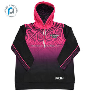 女性と男性のために設計されたオムスウェットシャツガブリエルのための純粋な卸売カスタムメンズロングパーカー - Product Image 3