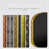 Pelindung Pinggir Raket Pickleball TPU Motif Hewan Pacpick PA-57 Anti Gores, Pelindung Cat, Menerima Logo Kustom