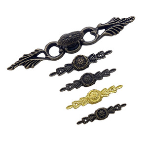 Tirador y pomo para muebles de aleación de zinc, redondo, tradicional, para cajones, armarios, mesitas de noche, decoración de superficie - Product Image 5