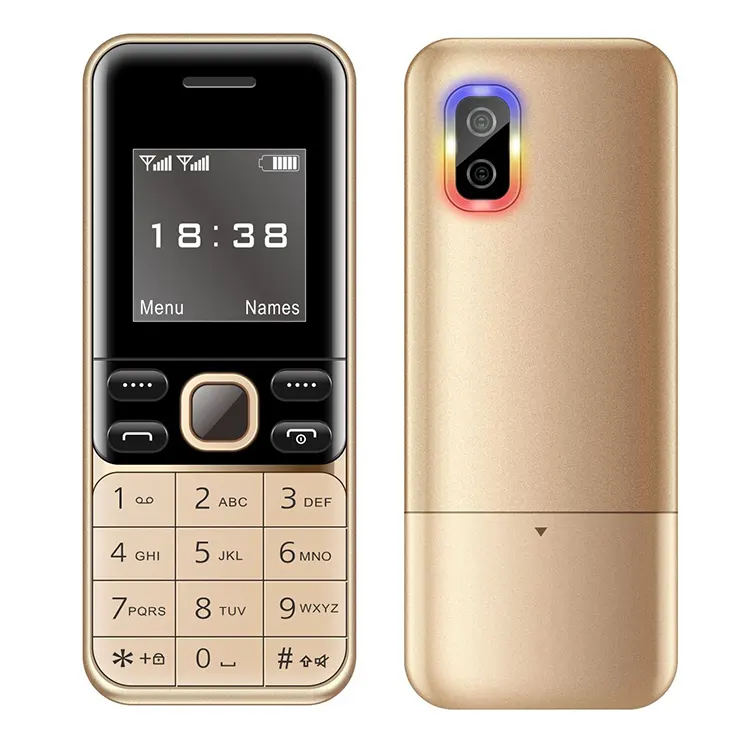 Marcas americanas de celulares, celulares originais, celular MTK CPU de tamanho pequeno com tela HD de 1,54 polegadas