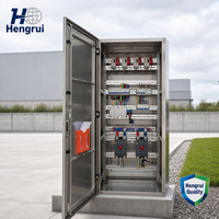 Armoire de distribution électrique basse tension HengRui HR-PD, panneau électrique IP54 avec porte verrouillable, unité sur pied pour bâtiment commercial