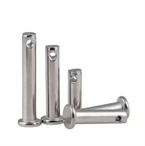 DIN1444 Pin Shaft Stainless Steel Clevis Pins With Head B grooved clevis pins with head