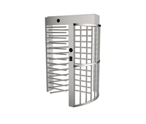 1.5mm 304 Stainless Steel High Security Automatic 304SS Full Height Turnstile Gate Fingerprint Access Control