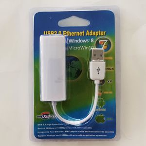 <b>USB</b> 2.0 <b>Ethernet</b> Adapter RJ45 Network Card For Windows Mac Linux PC Laptop Desktop Computer - Product Image 4