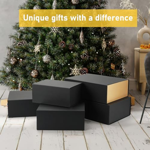 Boîte d'emballage magnétique rigide en carton recyclable sur mesure, boîte cadeau pliante de luxe avec couvercle magnétique - Product Image 3