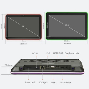 Tablette Android Murale Tactile 15,6 Pouces avec Écran LCD, Caméra NFC et Barre Lumineuse LED pour Système de Réservation et Maison Intelligente - Vente en Gros - Product Image 5