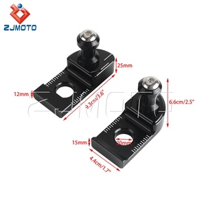 Bloques de ajuste de cadena negra Swingarm Spools Slider para <span class=keywords><strong>Yamaha</strong></span> FJ09 Tracer <span class=keywords><strong>900</strong></span> GT - Product Image 5