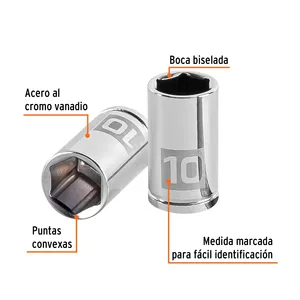 Master con 24 unità presa 10mm, 6 punti, 1/4 'azionamento, Truper - Product Image 2