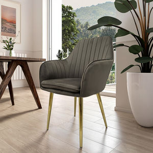 Ghế ăn bọc vải đỏ phong cách Bắc Âu dành cho nhà ở, phòng ăn, nhà hàng, khách sạn, sự kiện, tiệc chiêu đãi - Product Image 4