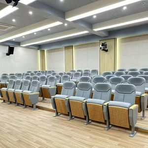 Sillas de Cine Modernas al por Mayor, Sillas Plegables con <span class=keywords><strong>Mesa</strong></span> Pequeña para Auditorio, Iglesia, Escuela, Hogar y Oficina - Product Image 1