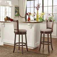Tabourets de bar hauts pour cuisine, pivotants, rembourrés, en bois de chêne, modernes et contemporains, chaise de salle à manger, mobilier commercial, les mieux notés