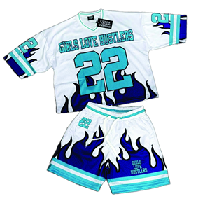 Ensemble de t-shirts d'été pour hommes personnalisés, deux pièces, séchage rapide, short de football en jersey, impression par sublimation, ensemble de maillots en mesh pour hommes - Product Image 3