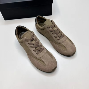 Baskets rétro de créateur pour femme, confortables et légères, idéales pour le printemps et l'été, chaussures de marche décontractées de luxe, couleur unie - Product Image 3