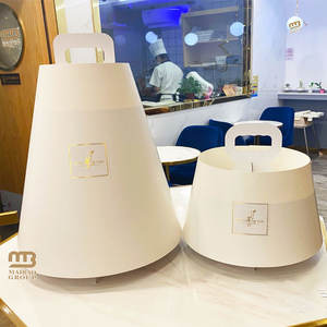 Support à gâteaux à trois niveaux en papier pour décoration <span class=keywords><strong>de</strong></span> mariage et <span class=keywords><strong>de</strong></span> fête, vente en gros - Product Image 1