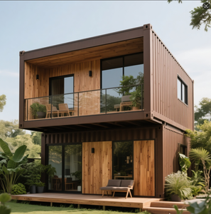 Maison préfabriquée en conteneur Villar <span class=keywords><strong>de</strong></span> 20 à 40 pieds, 2 étages, moderne, modulaire, <span class=keywords><strong>de</strong></span> luxe, détachable, pliable, hôtel en conteneur - Product Image 4